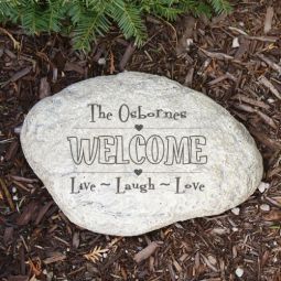 Live Laugh Love Garden Stone